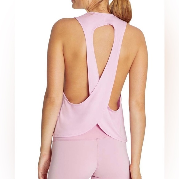 Pastel crisscross back “High Standard” graphic Kira tank size Medium - Picture 1 of 2